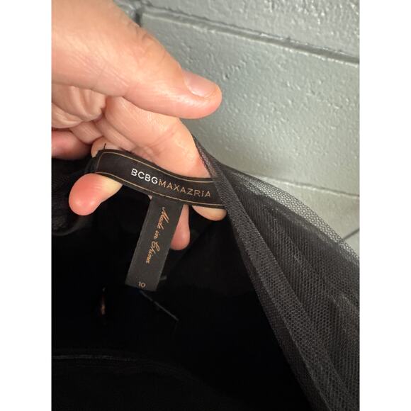 BCBG MaxAzria “Rosette” Black Dress Blair Waldorf 10 - Picture 3 of 5